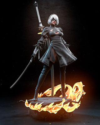 2B Fire - NieR: Automata